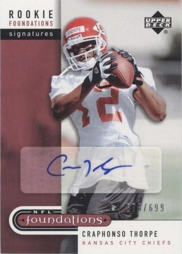 2005 Upper Deck NFL Foundations Craphonso Thorpe #226