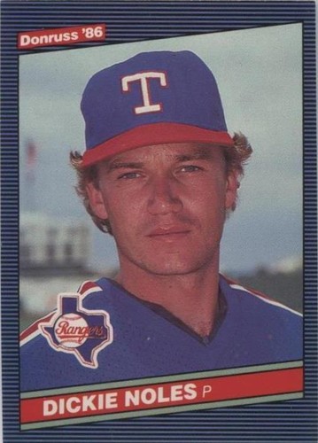 1986 Donruss - Dickie Noles #587