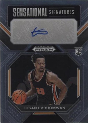 2023 Panini Prizm Draft Picks - Tosan Evbuomwan #SS-TEV