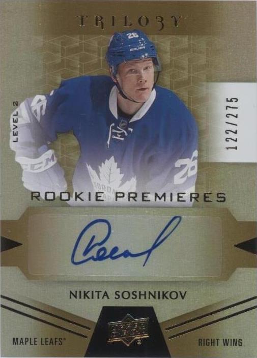 2016-17 Upper Deck Trilogy - Nikita Soshnikov #106