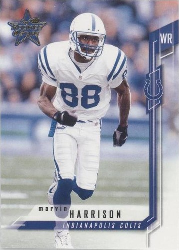 2001 Leaf Rookies & Stars Marvin Harrison #62