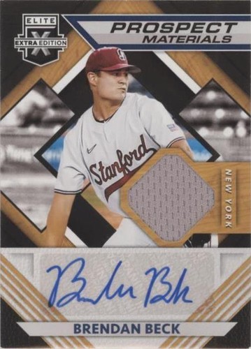 2021 Panini Elite Extra Edition - Brendan Beck #PMS-BB