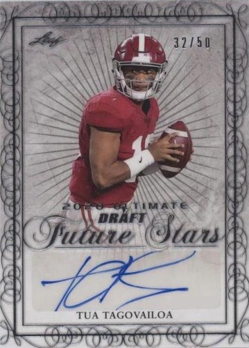 2020 Leaf Ultimate Draft Tua Tagovailoa #FS-TT1