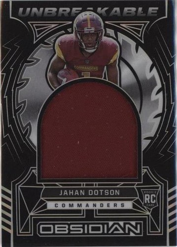 2022 Panini Obsidian Jahan Dotson #UM-JDO