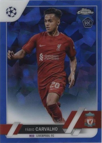 2022-23 Topps Chrome Sapphire Edition UEFA Club Competitions Fabio Carvalho #28