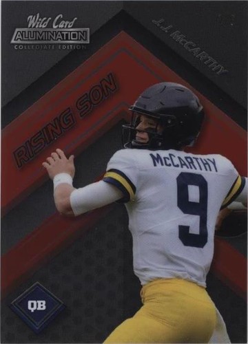 2021 Wild Card Alumination NIL Collegiate Edition J.J. McCarthy #ANRS-9