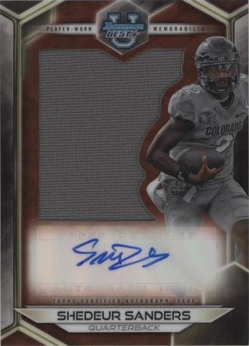 2023 Bowman's Best University Shedeur Sanders #JRA-SS