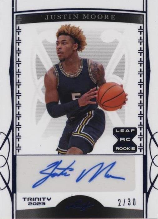 2022-23 Leaf Trinity - Justin Moore #BA-JM2