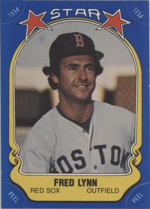 Pegatinas Fleer Star 1981 - Fred Lynn #98