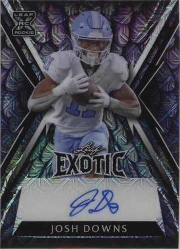 2023 Leaf Exotic Josh Downs #BA-JD1