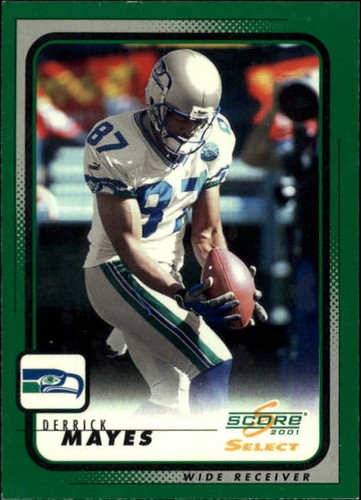 2001 Score Select Derrick Mayes #182
