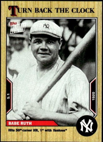 2022 Topps Now Turn Back the Clock - Babe Ruth #32