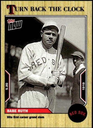 2022 Topps Now Turn Back the Clock - Babe Ruth #51