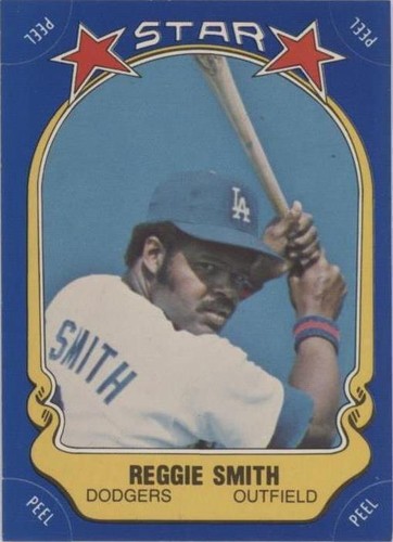 1981 Fleer Star Stickers - Reggie Smith #87