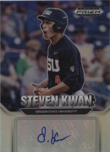 2022 Panini Prizm Draft Picks - Steven Kwan #AU-SK