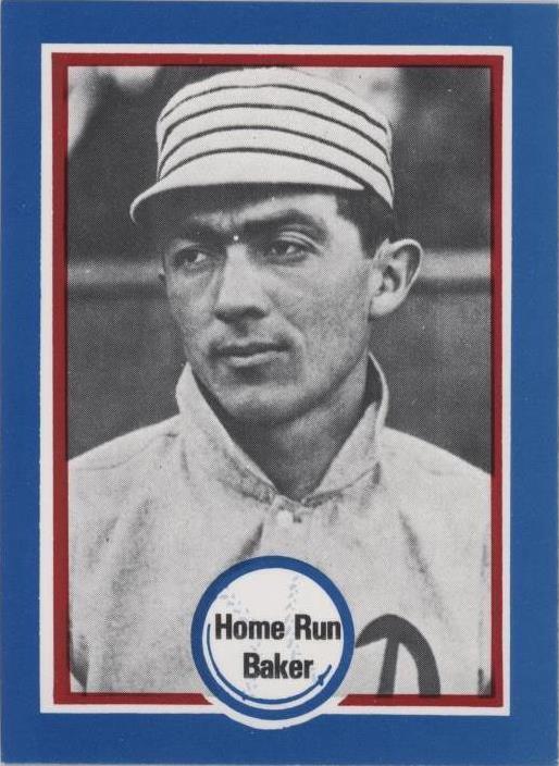 1976 Shakey's Baseball's Hall of Fame - Home Run Baker #78