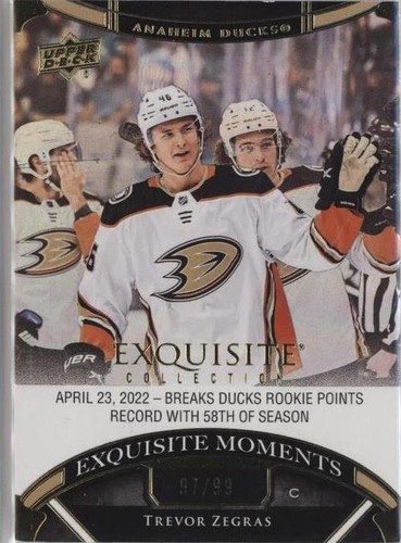 2022-23 Upper Deck Black Diamond - Trevor Zegras #ECM-TZ
