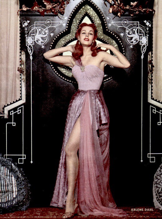 arlene-dahl-1953-vintage-pinup-litho-jones-photo-publicity-promo-coa