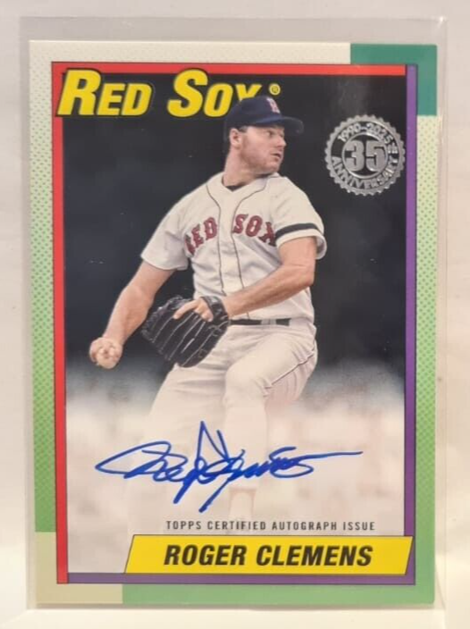 その他 Topps 35thAnniversary Roger Clemens auto 2023 Topps Chrome Black Orange Roger Clemens PSA 10 GEM MINT