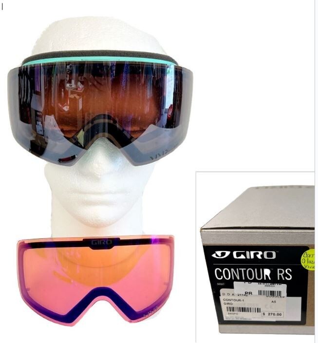 Giro Contour RS Ski Snowboard Goggles NIB Adult Glaze Blue