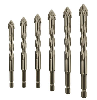 New Four-Flute Sawtooth Eccentric Drill Bit, Cozy Hoome Efficient Drill Bits