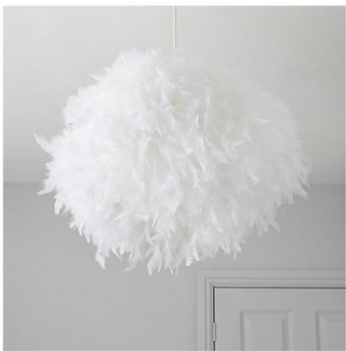 Fluffy centre light fitting / shade in Knowle, West Midlands Gumtree