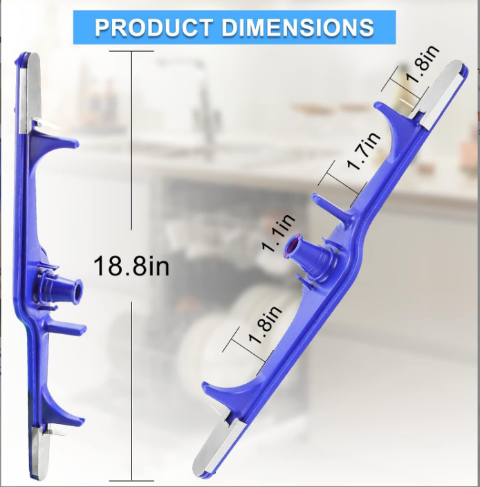 Dishwasher Bottom Lower Wash Spray Arm Parts for Frigidaire 5304517203 154568001