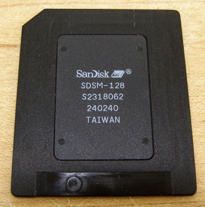 Lot 3-128MB SanDisk SmartMedia Cards Smartmedia