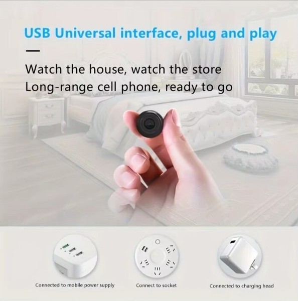 HD 1080p WiFi Mini Spy Camera Hidden IP Night Vision Camcorder Home Security Cam - Image 6