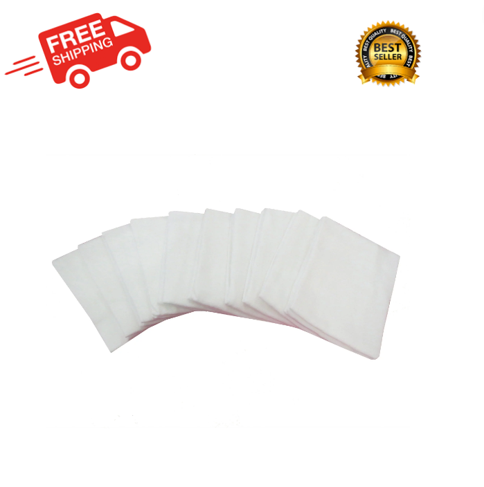 10-Piece Flour Sack Kitchen Dish Towel Set White 100% Cotton Large Clean 28"X29"