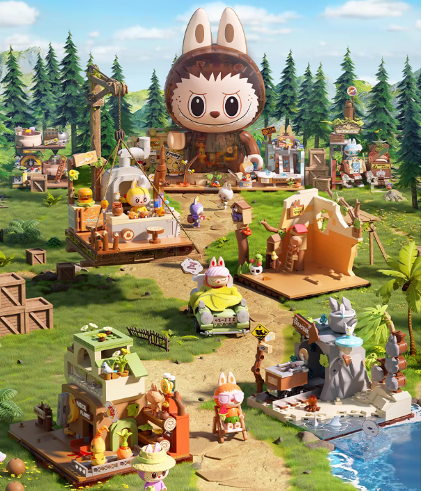 ぬいぐるみ Popmart The Monsters Labubu Forest The Monsters – Forest Fairy Tale Labubu Edition – Pop Mart