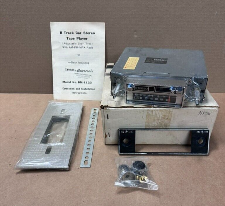 Bowman Astrosonic Auto AM FM Stereo Multiplex 8 Track Player NOS In Box Rare | eBay Bowman Astrosonic Auto AM FM Stereo Multiplex 8 Track Player NOS In Box Rare | eBay
