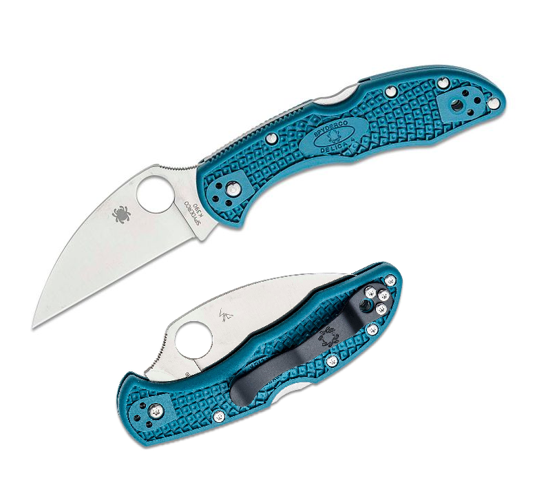 4" K390 Tool Steel Blade Blue Frn Handle
