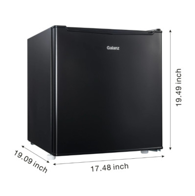 Mini Fridge Small Single Door Compact 1.7 Cu Ft Refrigerator Freezer Office Dorm