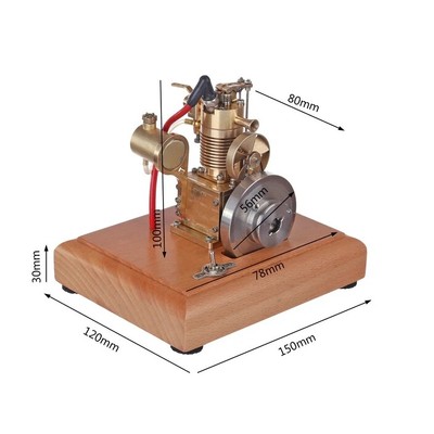 M16 1.6cc Mini Vertical Air-cooled Single-cylinder Four-stroke Gasoline Engine  