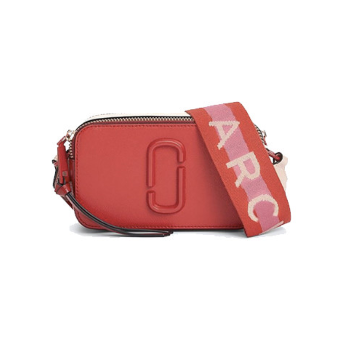 Marc Jacobs Snapshot DTM Camera Bag Poppy Red/Multi in Cowhide Leather with  Silver-tone - GB