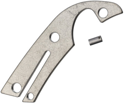 Flytanium Spyderco Endura Gray Titanium Backspacer 1184
