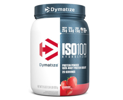 Dymatize ISO 100 Hydrolyzed Whey Protein 2 LBS [Strawberry]
