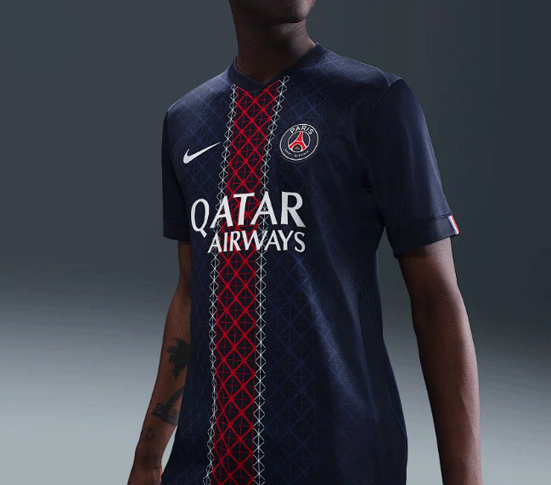 Nike Paris Saint-Germain PSG 2025/26 Stadium Home Jersey