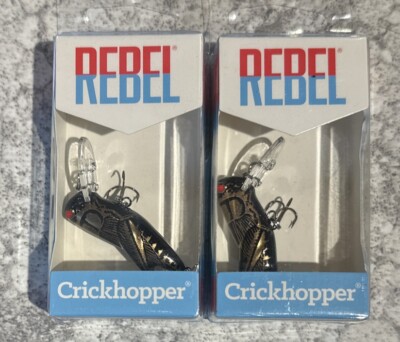 2 Packs Rebel Crickhopper Black Cricket