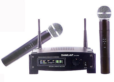 Brand New 2x Professional Dynamic Wireless Microphone System Effective field 50M
