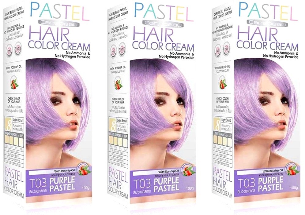 Wow Chic 3x Nature Pastel Hair Color Rose Hip Oil Professional