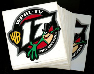 BOGO,WARNER BROTHERS MICHIGAN J.FROG, WPHL-17 PHILADELPHIA TV STATION WB STICKER