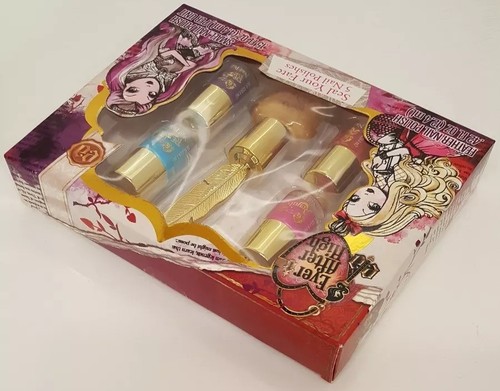 Ever After High Pretty Nail Polish Feather Kit Pink Purple Blue Fashion Beauty