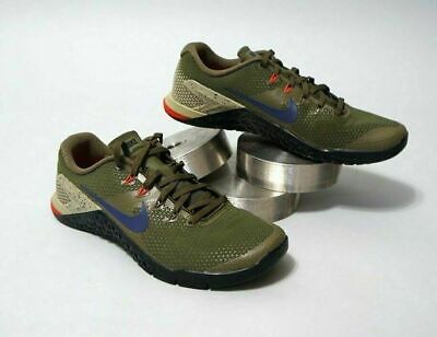 Nike Metcon 4 Olive Cross Training Shoes Sneakers AH7453-342 UK 6 / EUR 40