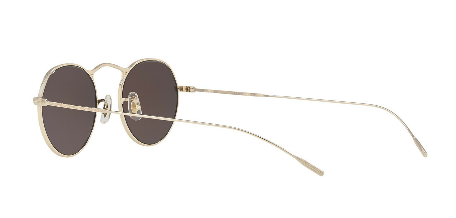 Pre-owned Oliver Peoples M-4 30th Ov 1220s Soft Gold/grey Goldtone (5035/39) Sunglasses
