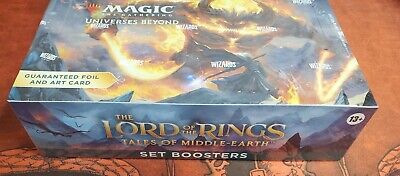 Lord of the Rings Tales of Middle Earth Set Booster Box New Sealed Free Shipping