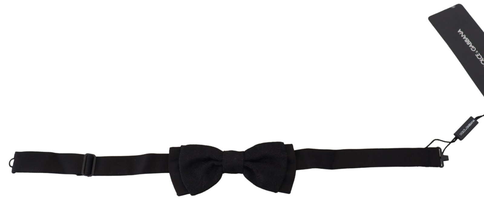 

Галстук-бабочка DOLCE - GABBANA, черный, 100% шелк, регулируемый мужской воротник, папийон, рекомендованная цена 160 долларов США