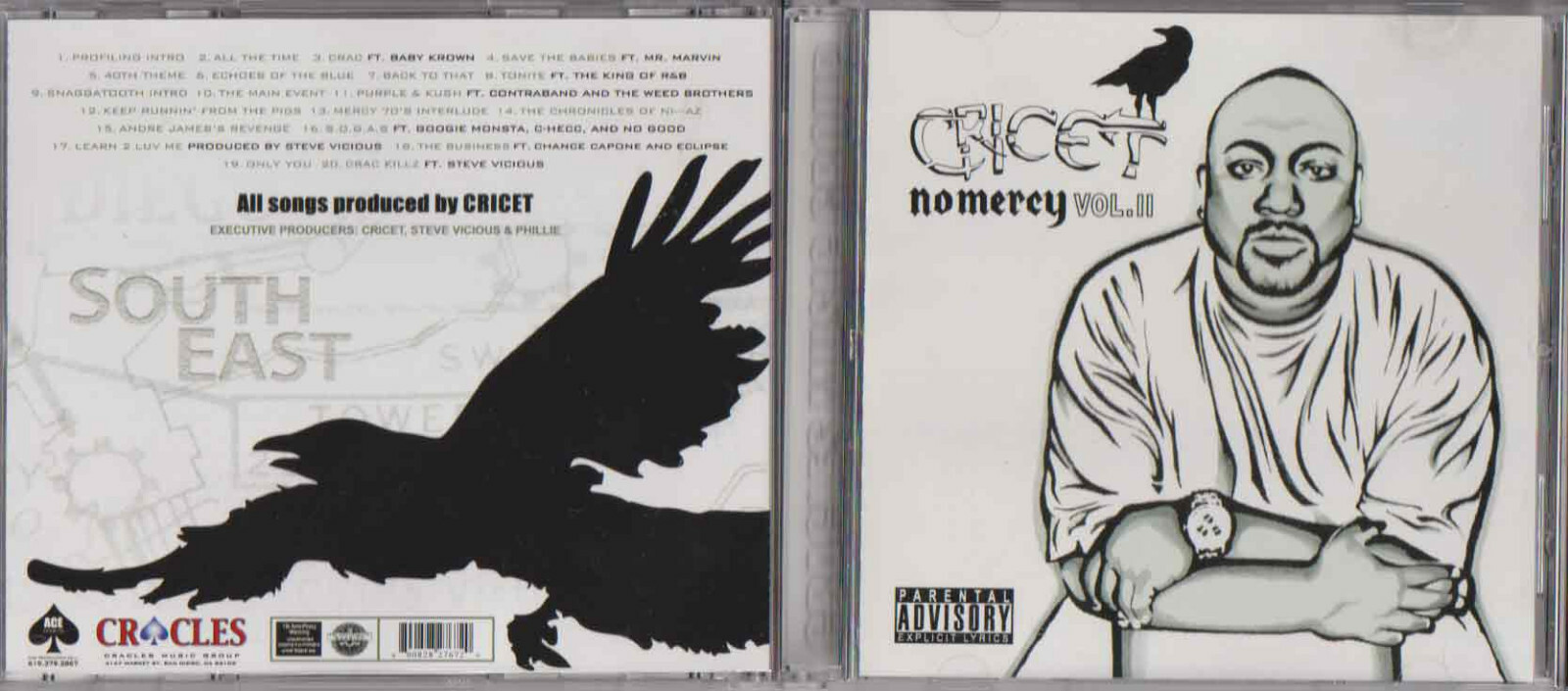 Cricet - No Mercy Volume II Cali Bay San Diego Rap G-Funk