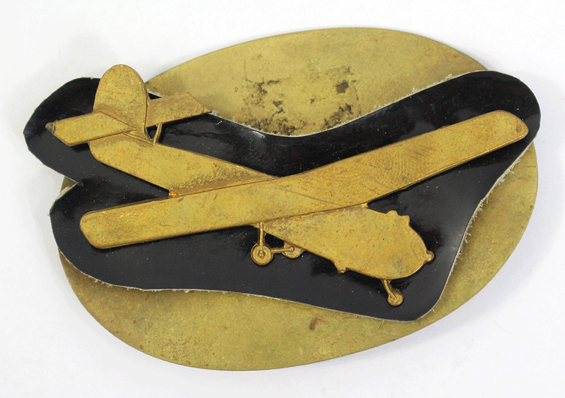 Cap Badge : Glider Troops Arm Badge ( MatÃ©Riel Original )